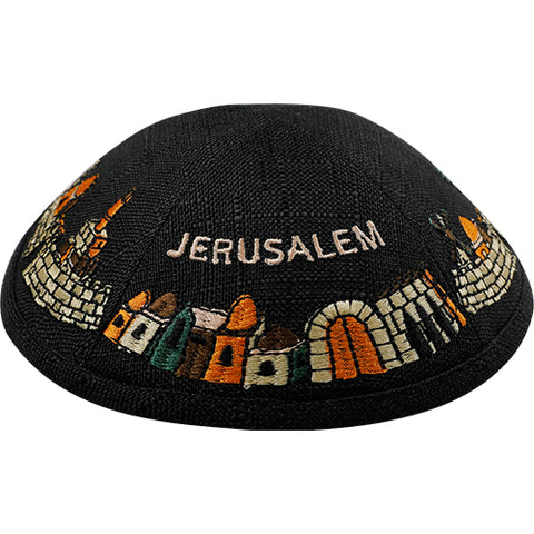 Kipá linho Jerusalém